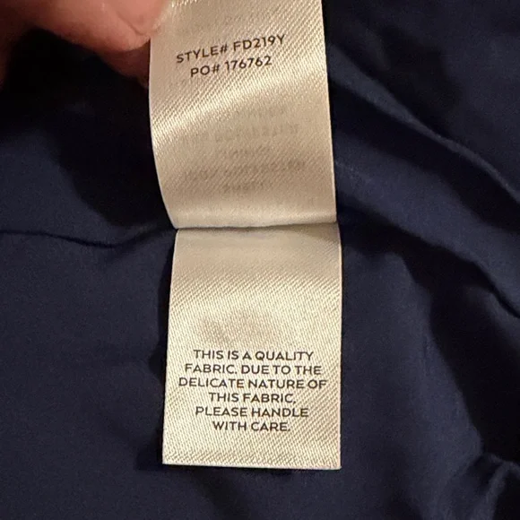 Lulu's Navy Floral One Shoulder Dress - Blue and Pink - Picture 10 of 10